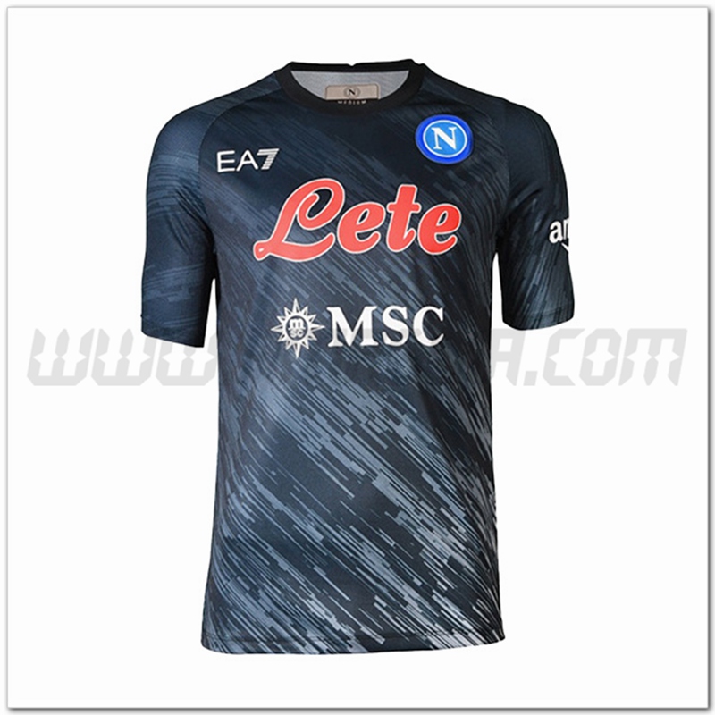 Nuovo Maglia Ssc Napoli Terza Blu Marino Personalizzate Scontate