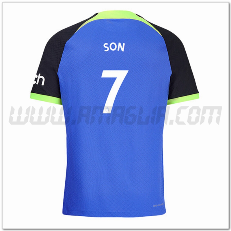 Maglia Tottenham Hotspurs SON #7 Seconda 2022-23 Ottima Qualit脿