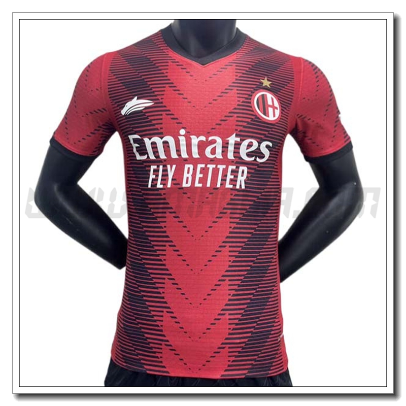 Maglia AC Milan Prima Versione trapelata 2023-24 Personalizzate Scontate